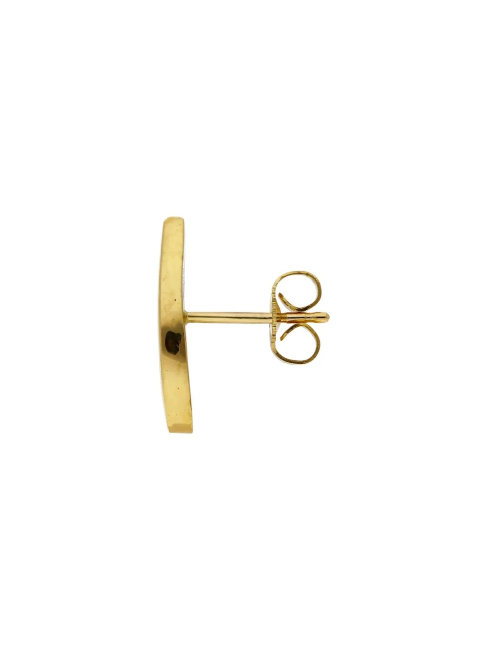 William May 18ct Yellow & White Gold Diamond Set Stud Earrings, view 2