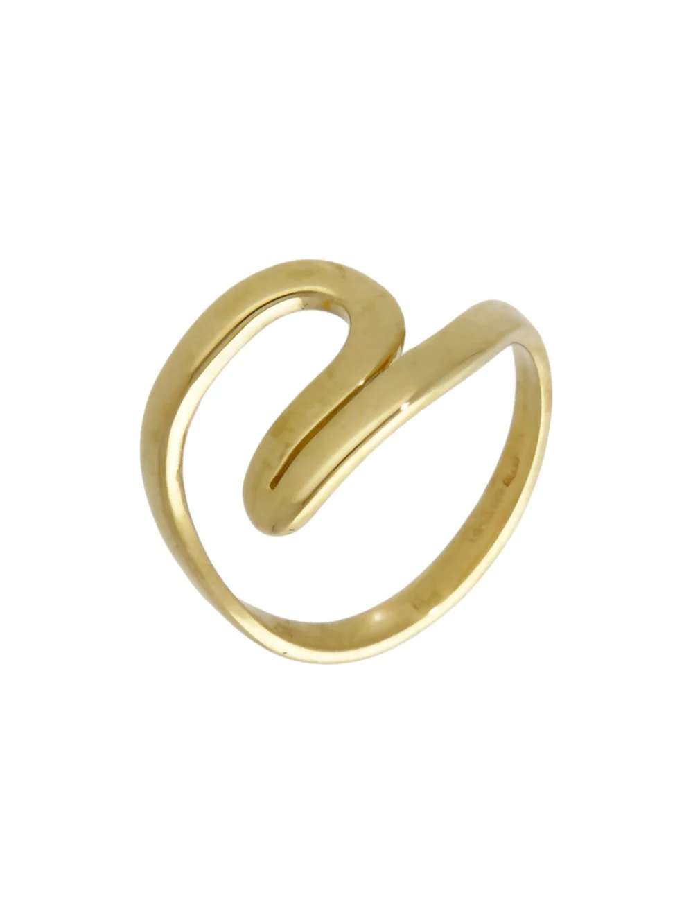 William May 18ct Yellow & White Gold Diamond Set Wave Ring Set, view 2