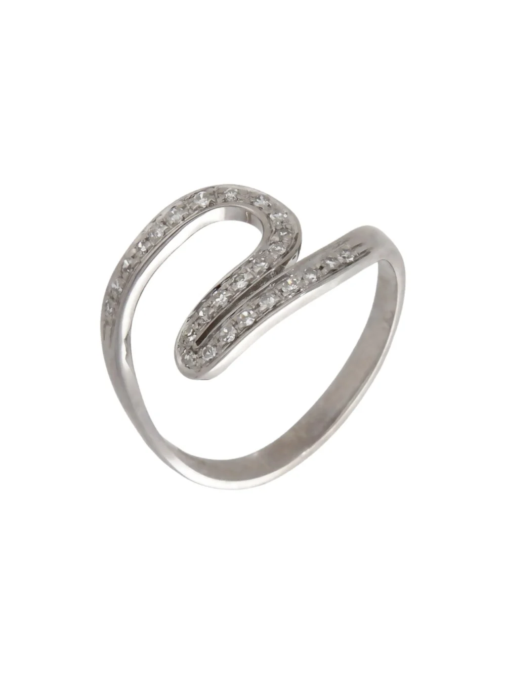 William May 18ct Yellow & White Gold Diamond Set Wave Ring Set, view 3