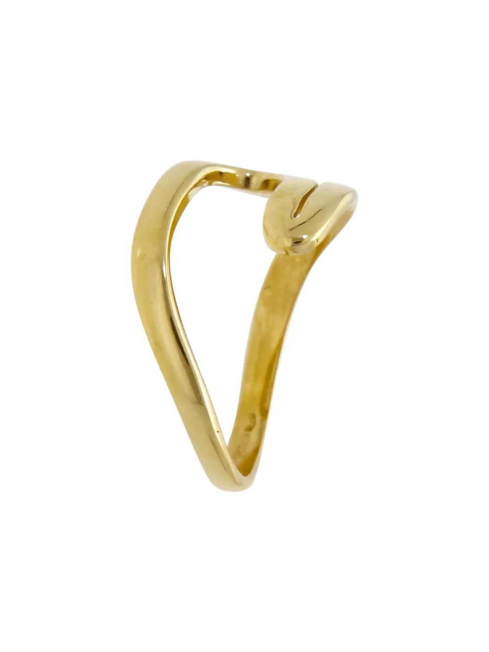 William May 18ct Yellow & White Gold Diamond Set Wave Ring Set, view 5