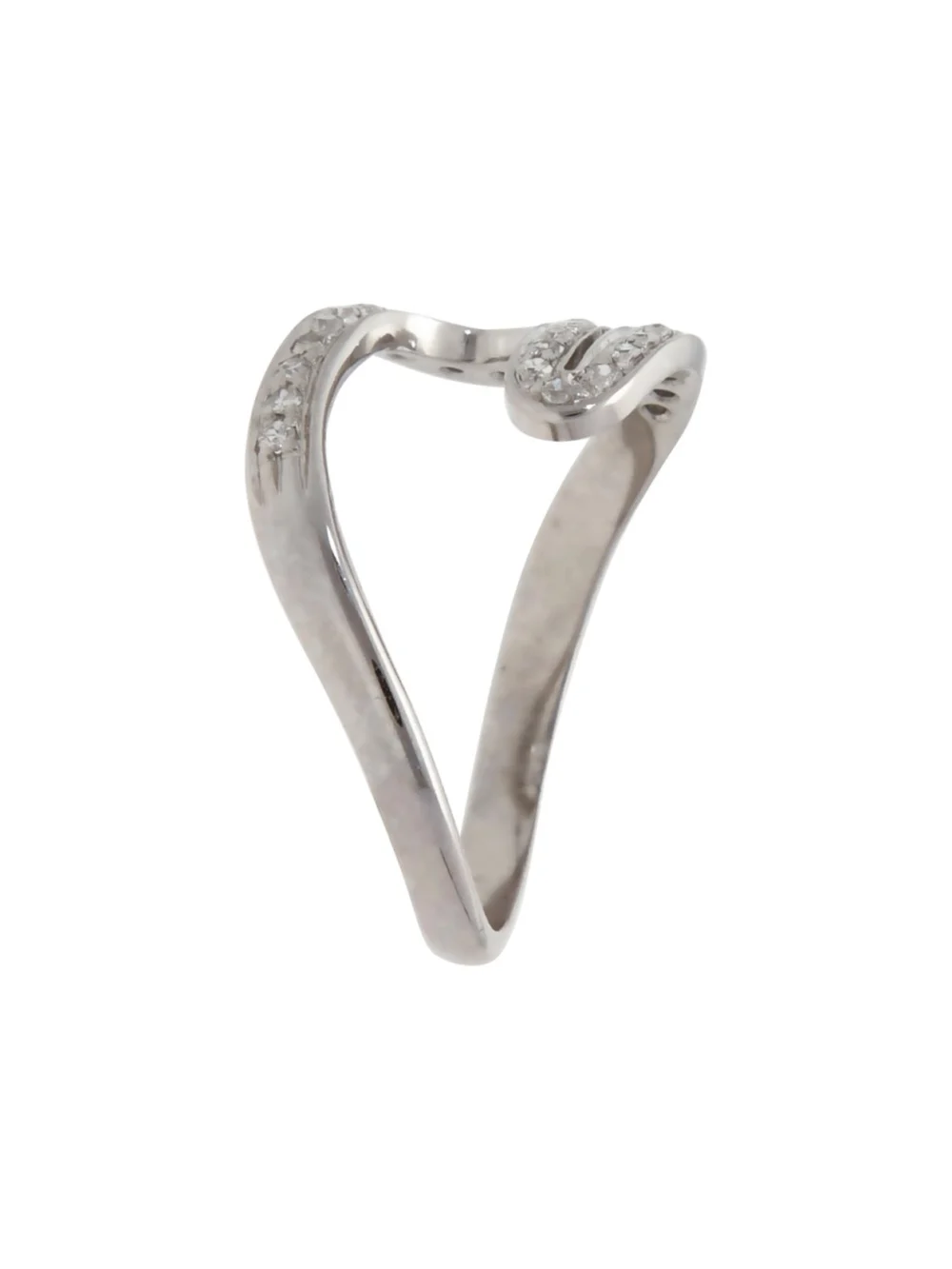 William May 18ct Yellow & White Gold Diamond Set Wave Ring Set, view 6
