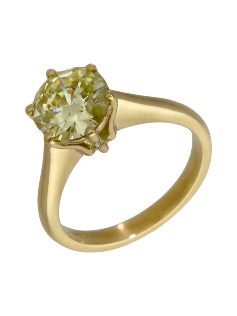 William May 18ct Yellow Gold 1.68ct Diamond Solitaire Ring