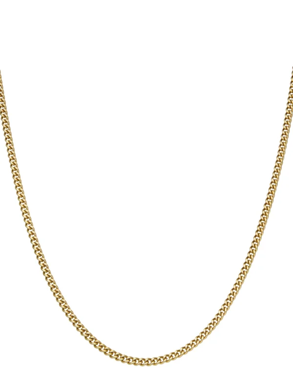 William May 18ct Yellow Gold 20" Curb Chain Necklace