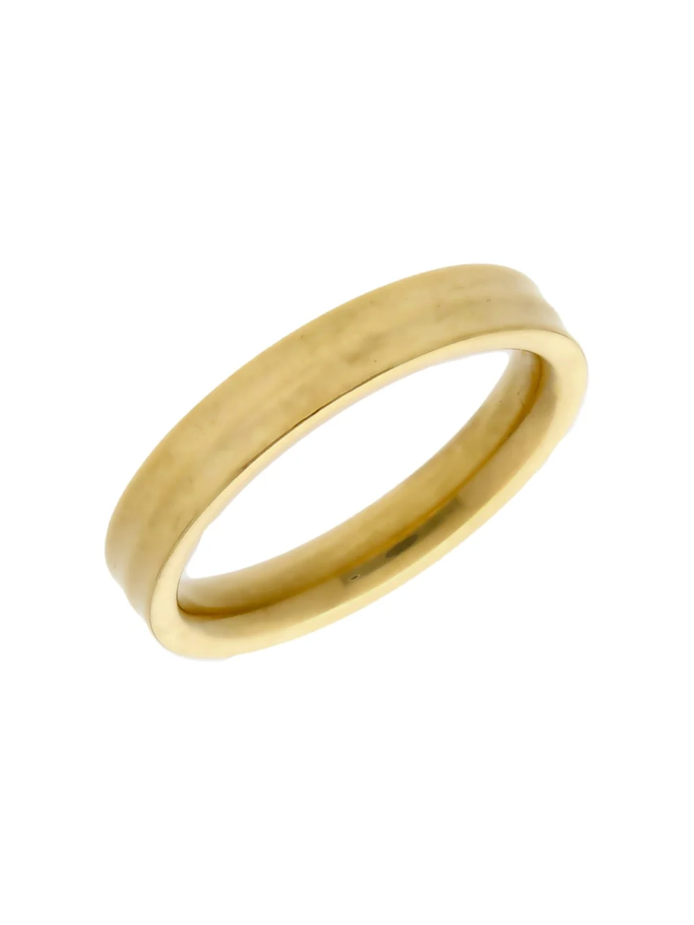 William May 18ct Yellow Gold 4mm Ridged Wedding Band Ring