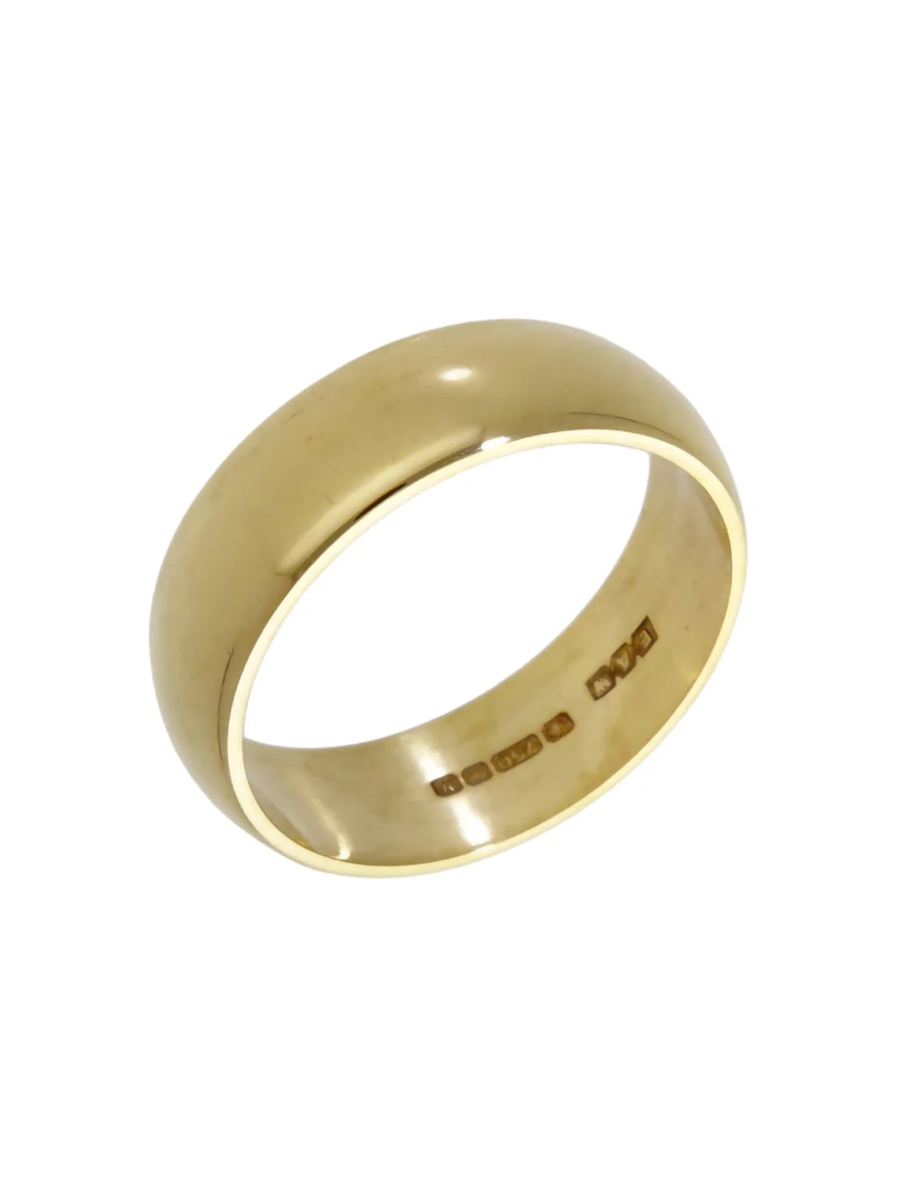 William May 18ct Yellow Gold 6mm Wedding Band Ring