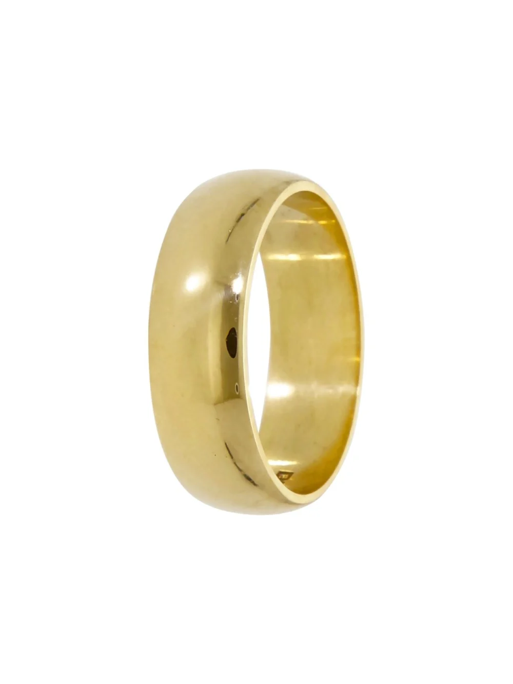 William May 18ct Yellow Gold 6mm Wedding Band Ring, view 2
