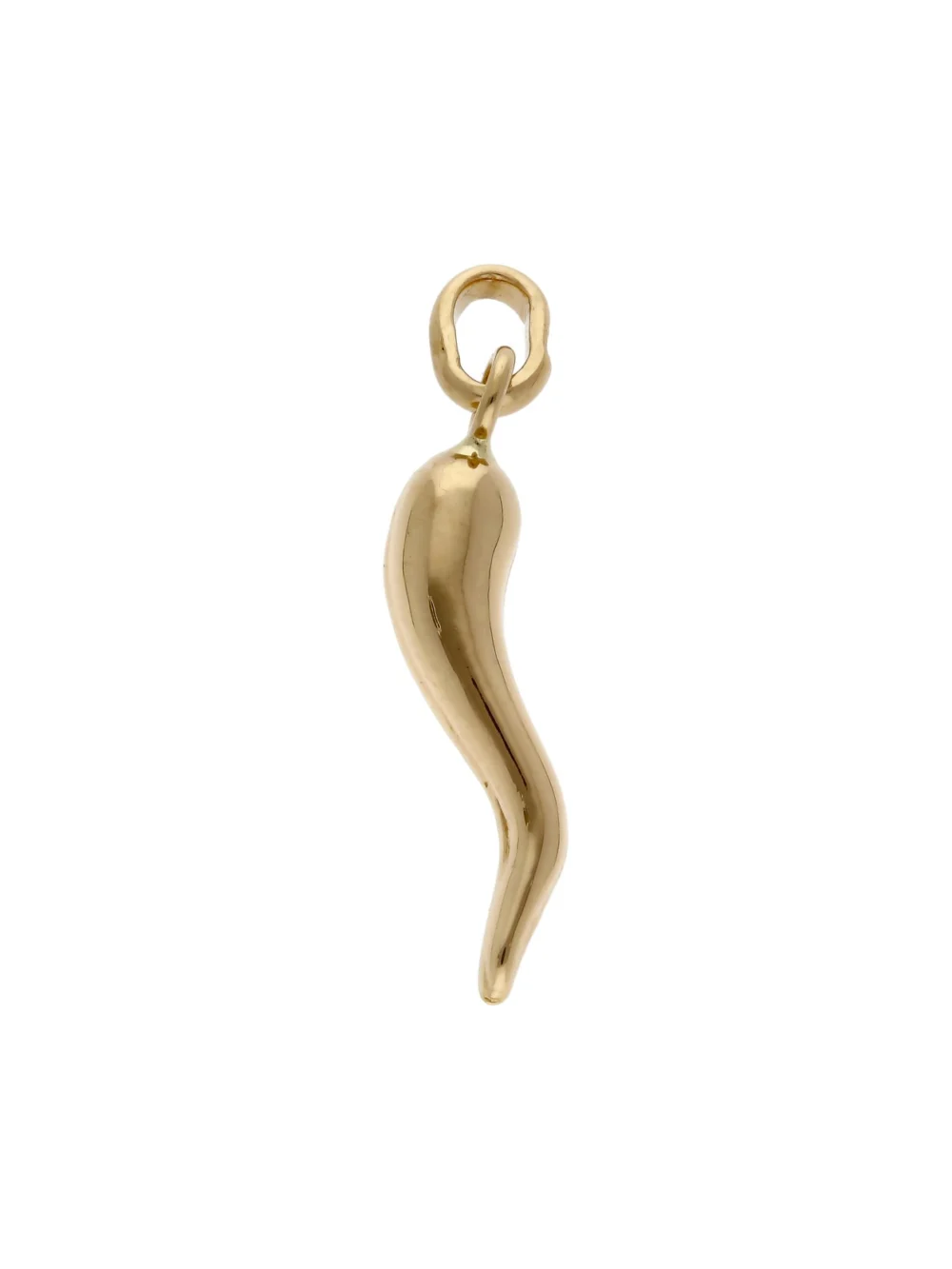 William May 18ct Yellow Gold Hollow Horn of Life Pendant