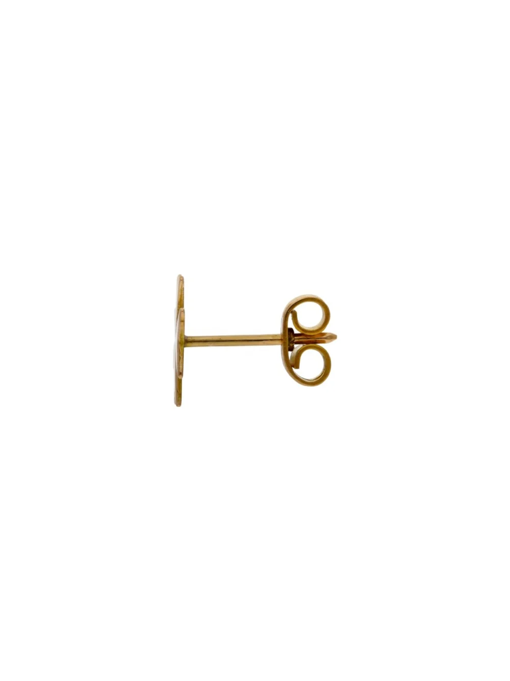 William May 18ct Yellow Gold Maltese Cross Stud Earrings, view 2