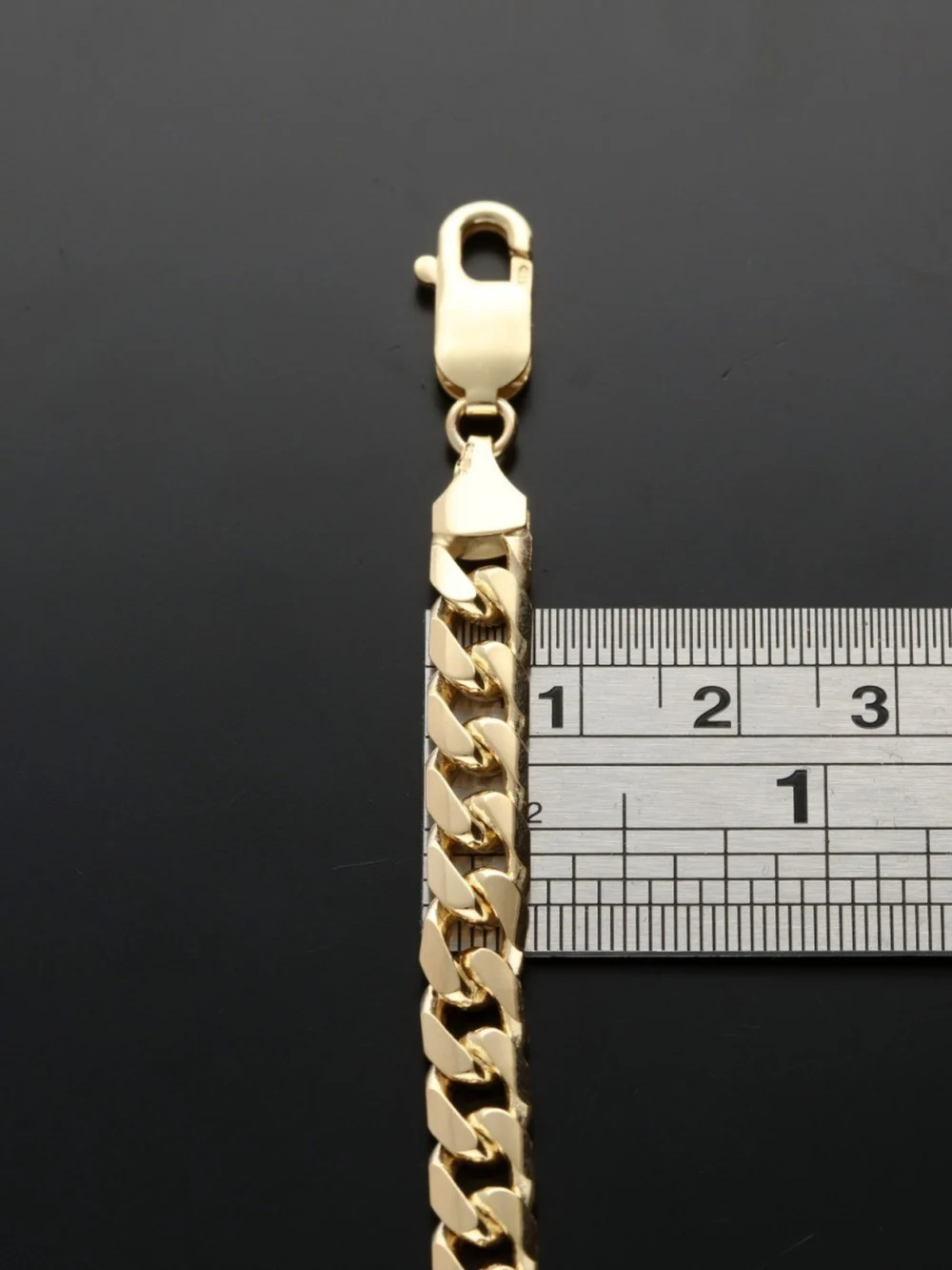 William May 9ct Gold 22 Inch Solid Heavy Cuban Curb Chain Necklace 1.8Oz, view 2