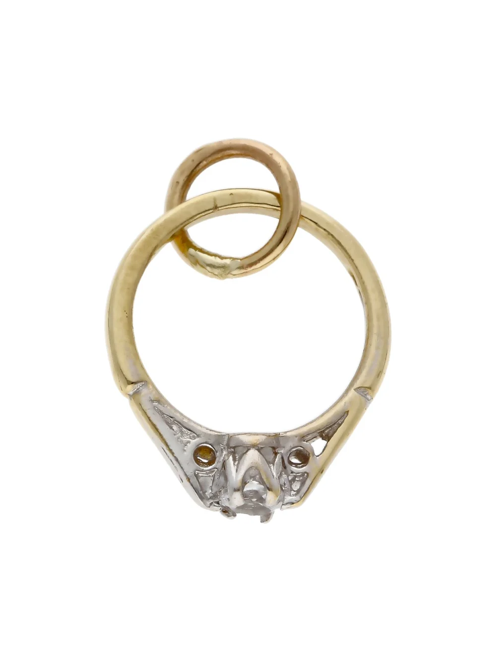 William May 9ct Gold Engagement Ring Charm