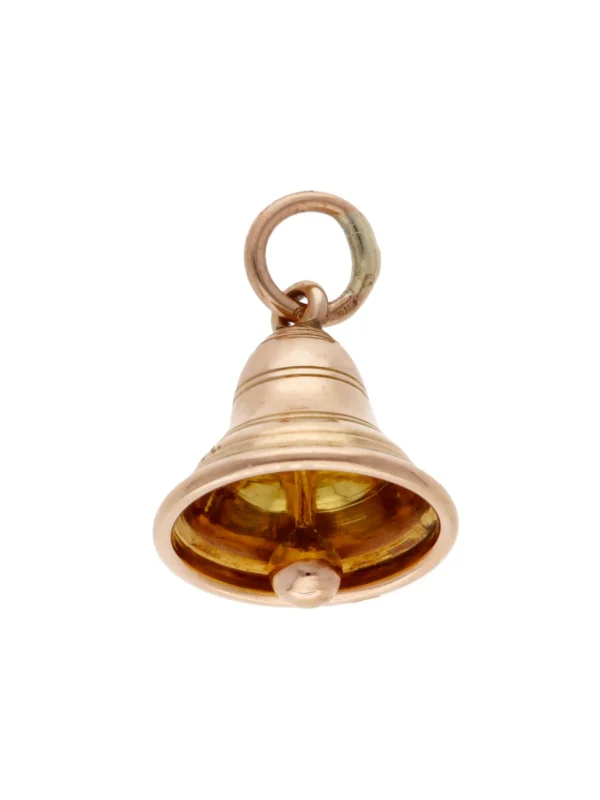William May 9ct Rose Gold Bell Charm