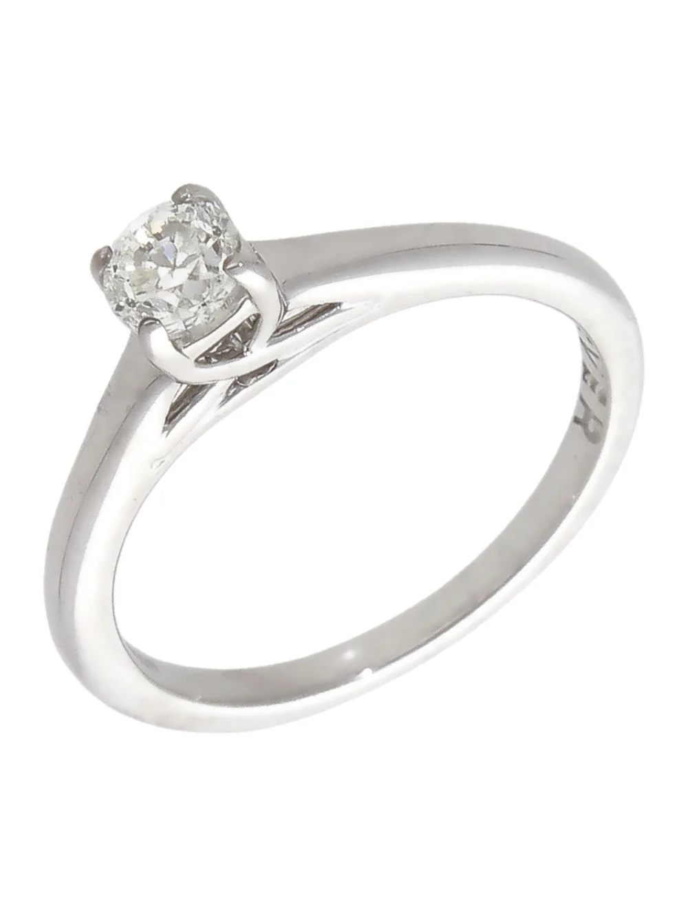 William May 9ct White Gold 0.35ct Forever Diamond Solitaire Ring