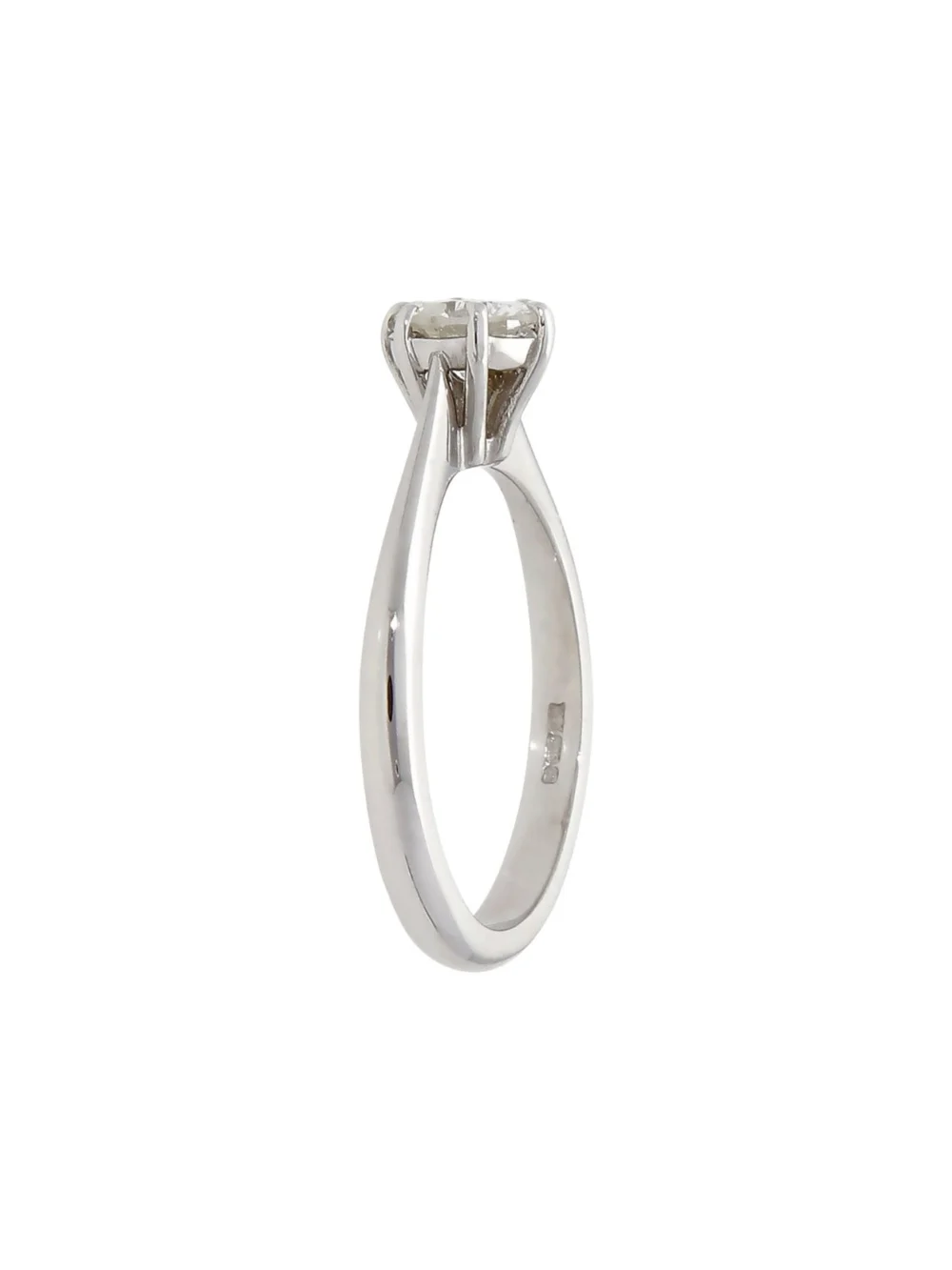 William May 9ct White Gold 0.56ct Diamond Solitaire Ring, view 2