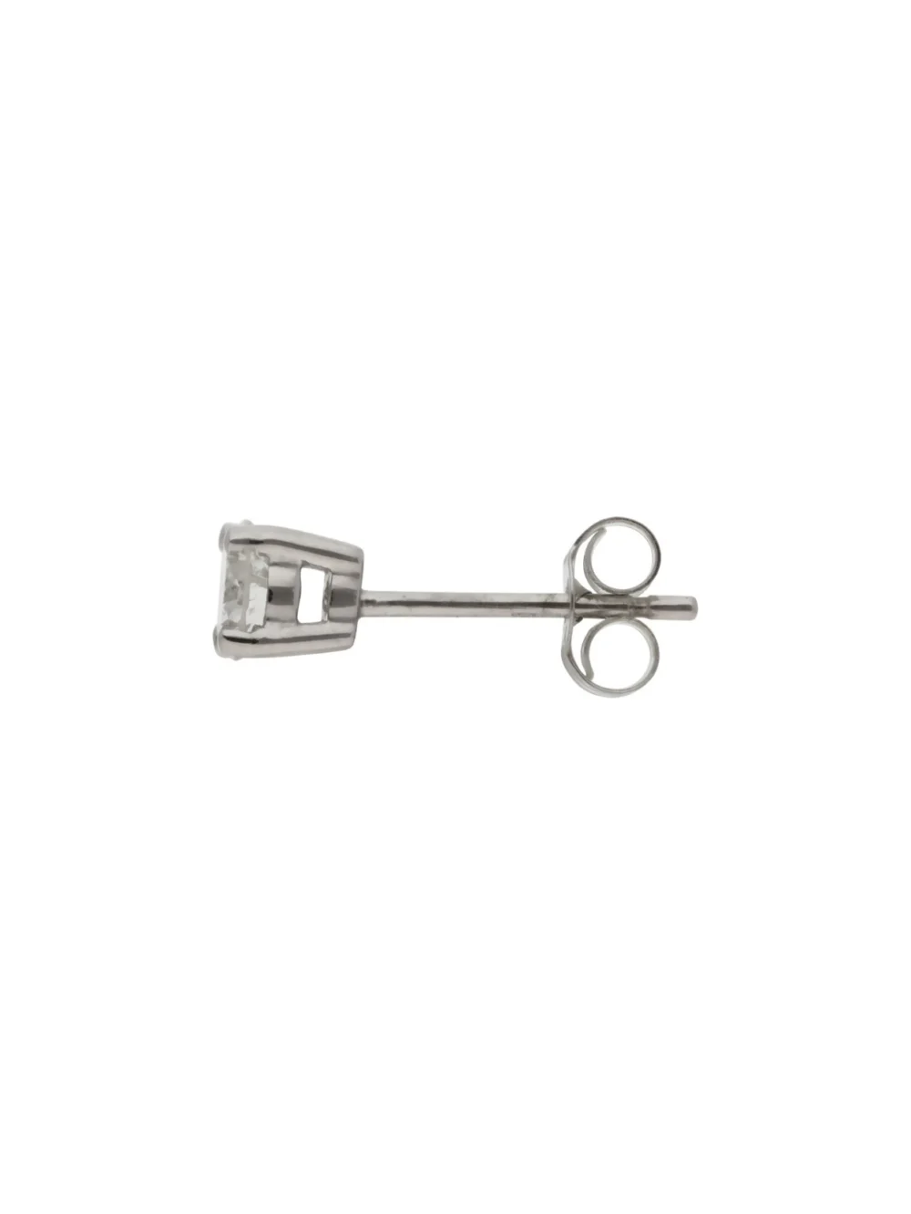 William May 9ct White Gold 0.58ct Diamond Stud Earrings, view 2