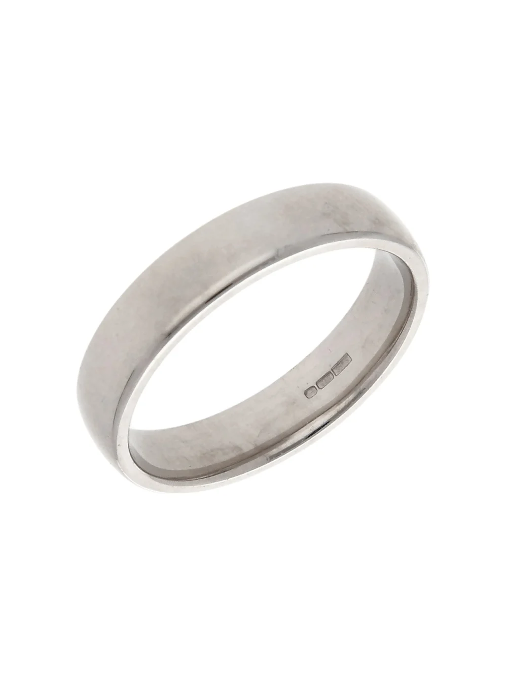 William May 9ct White Gold 5mm Wedding Band Ring