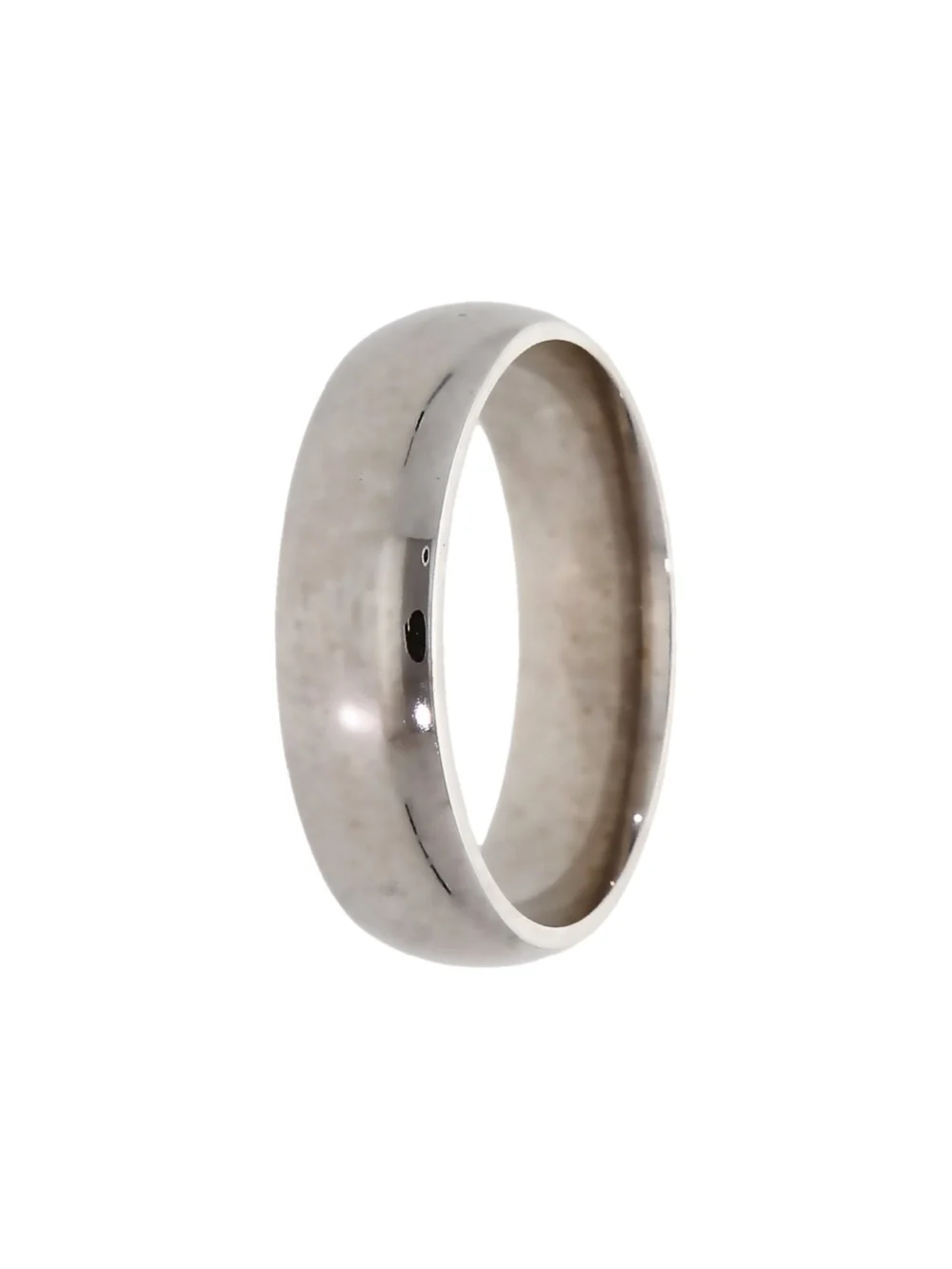 William May 9ct White Gold 6mm Wedding Band Ring, view 2