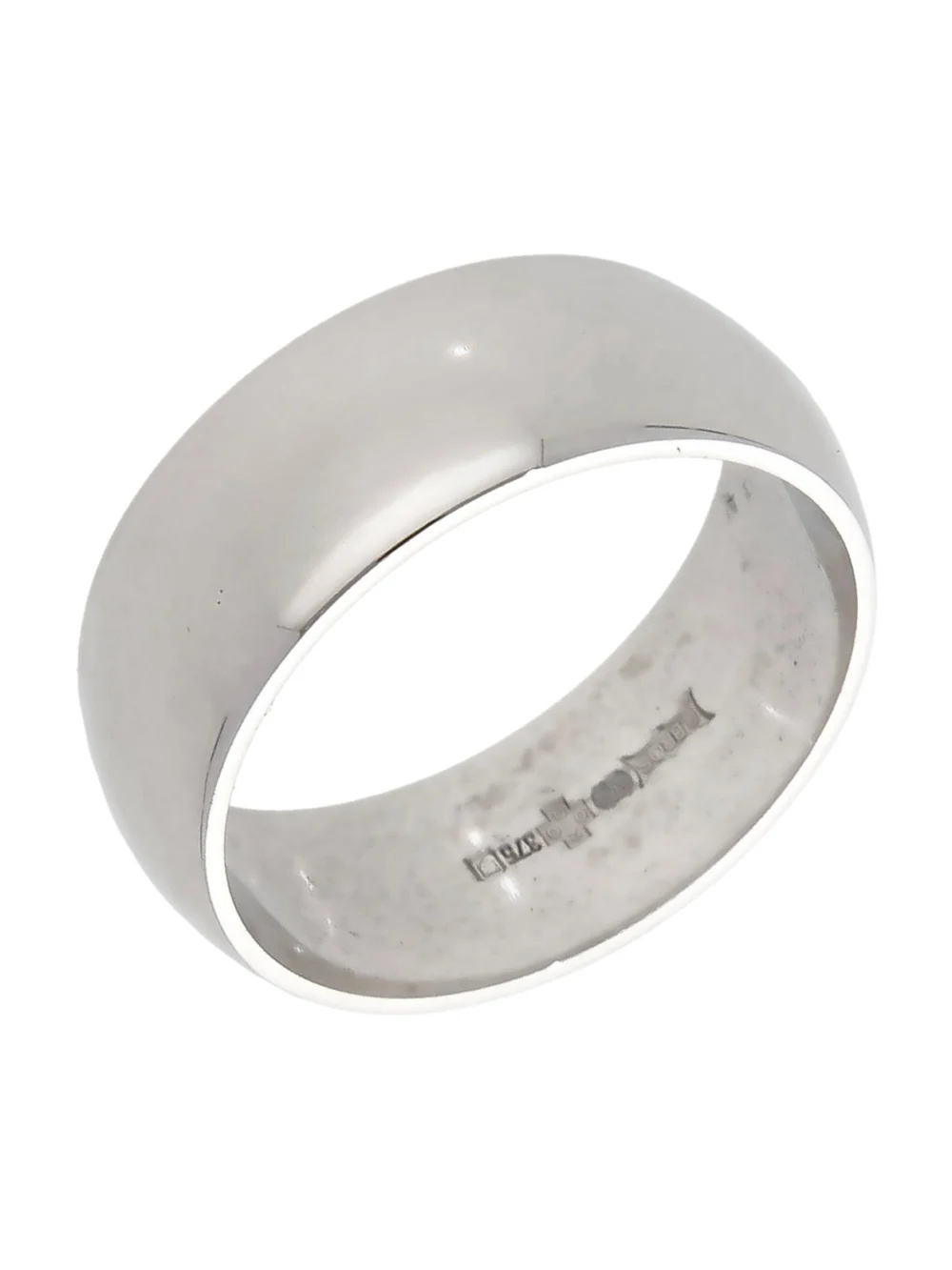 William May 9ct White Gold 8mm Wedding Band Ring
