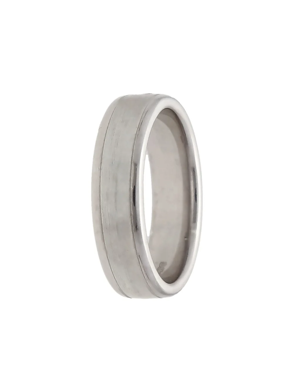 William May 9ct White Gold Diamond Set 5mm Wedding Band Ring, view 2