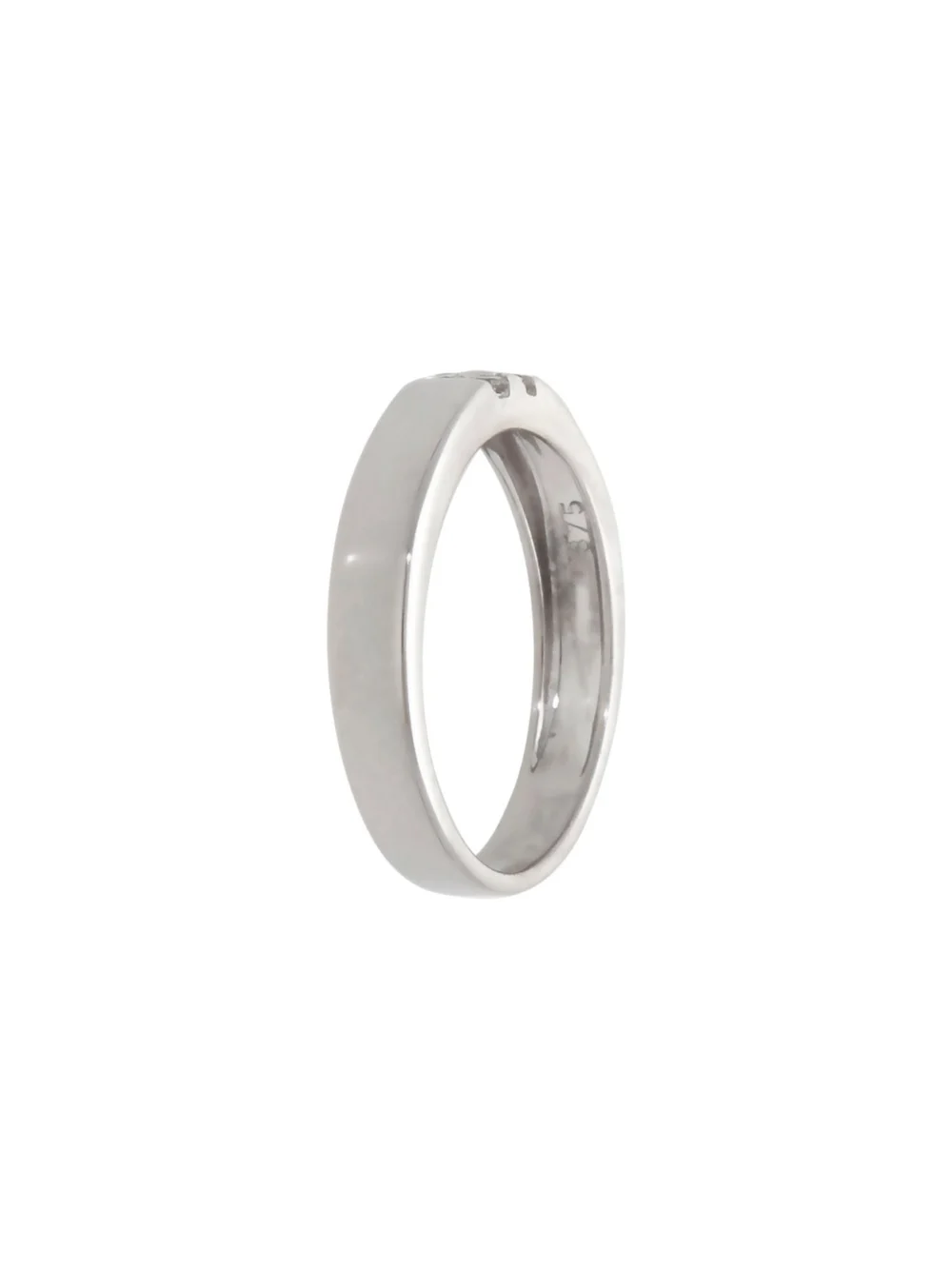 William May 9ct White Gold Diamond Set Band Dress Ring, view 2