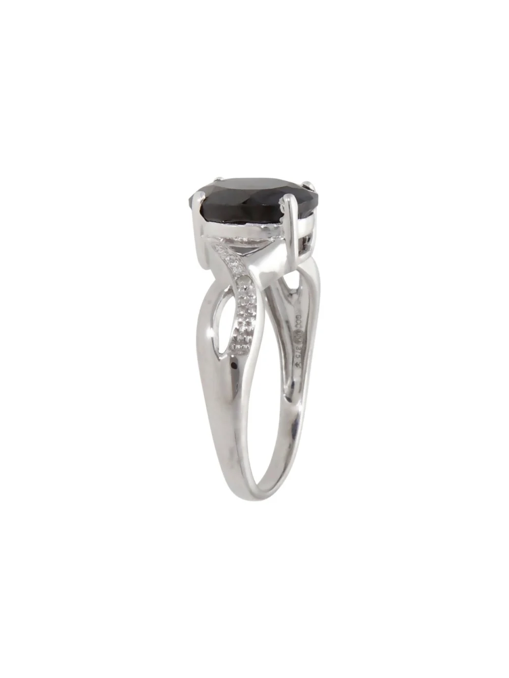 William May 9ct White Gold Multi Gemstone Set Dress Ring, view 2