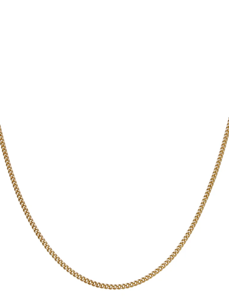 William May 9ct Yellow Gold 16" Curb Chain Necklace