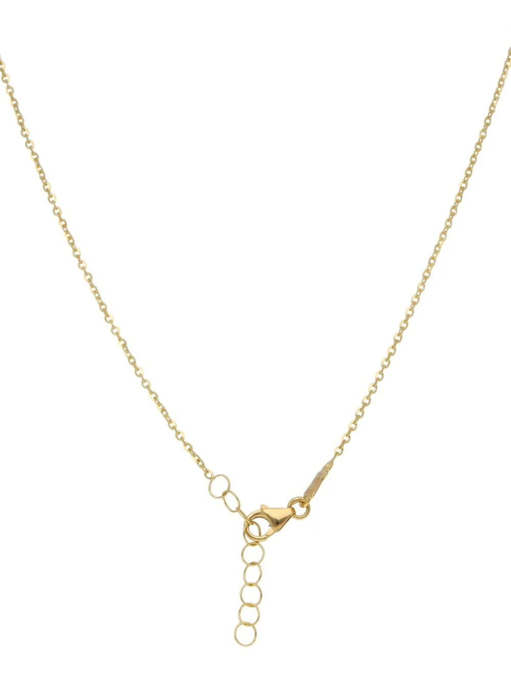 William May 9ct Yellow Gold 16" Mother of Pearl Petal Necklace, view 6