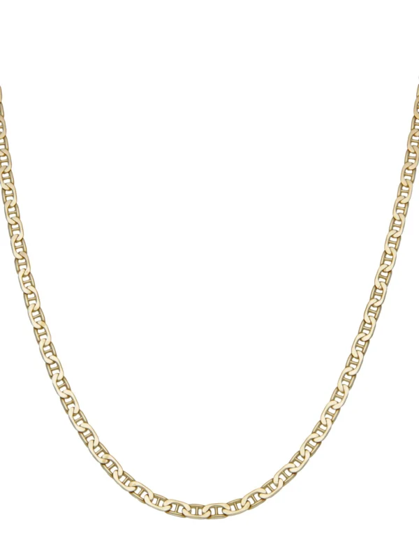 William May 9ct Yellow Gold 18" Anchor Link Chain Necklace