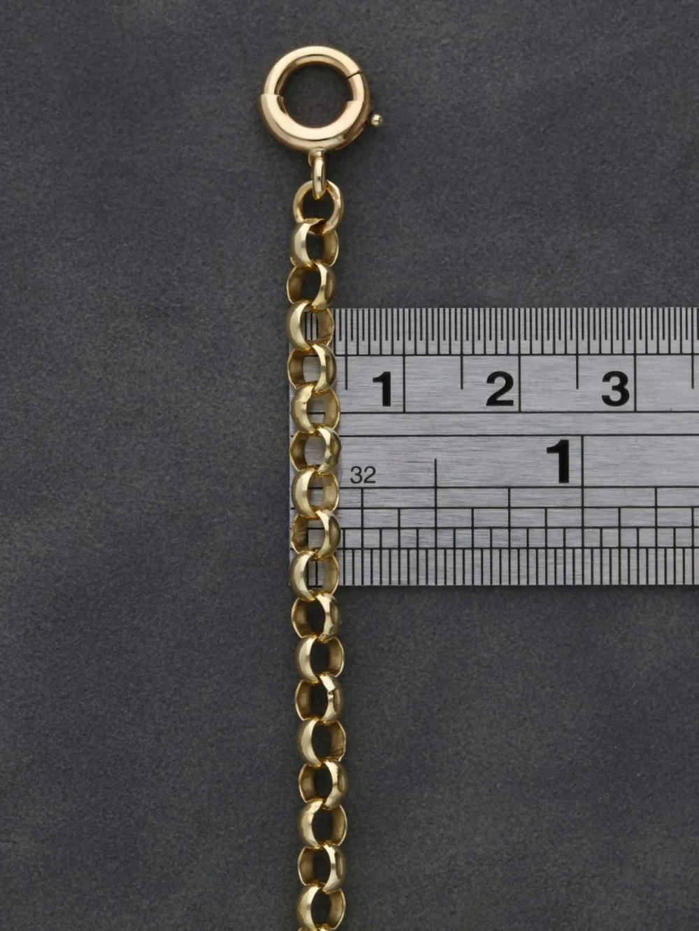 William May 9ct Yellow Gold 18" Belcher Chain Necklace, view 2