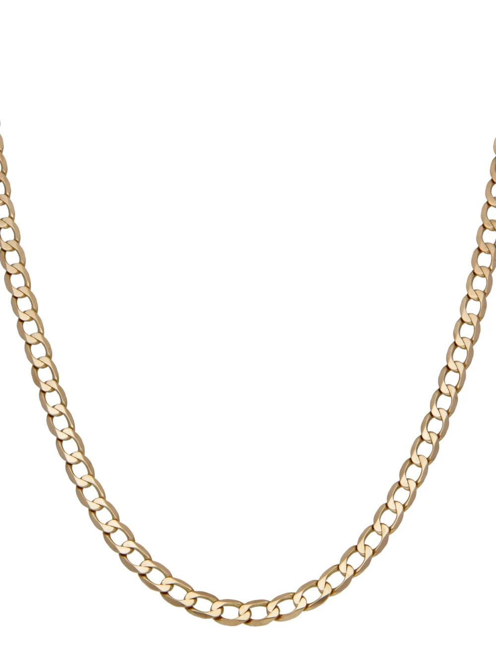 William May 9ct Yellow Gold 18" Curb Chain Necklace