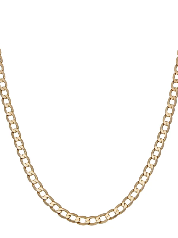 William May 9ct Yellow Gold 18" Curb Chain Necklace