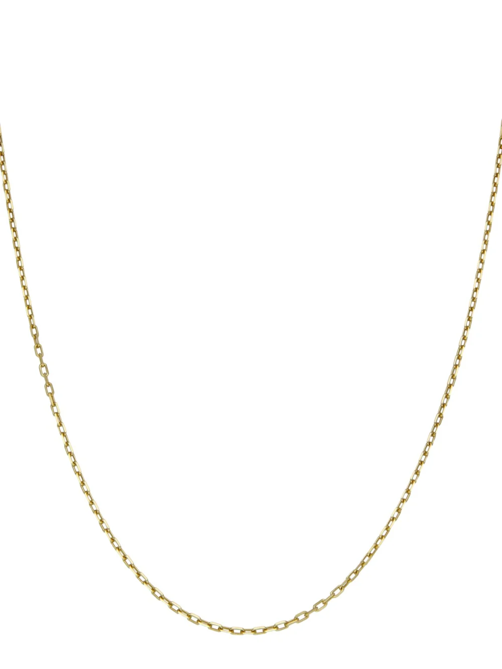 William May 9ct Yellow Gold 18" Diamond-Cut Belcher Chain Necklace