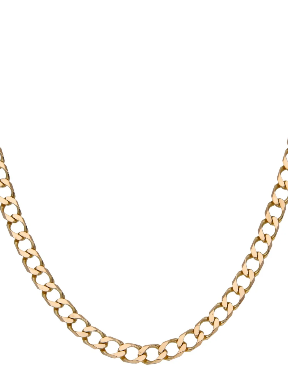 William May 9ct Yellow Gold 18 Inch Curb Chain Necklace