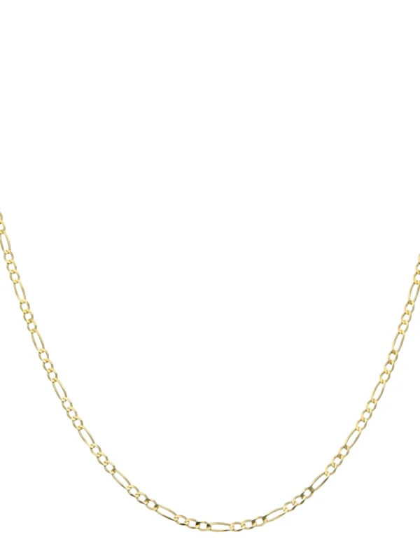 William May 9ct Yellow Gold 18 Inch Figaro Chain Necklace
