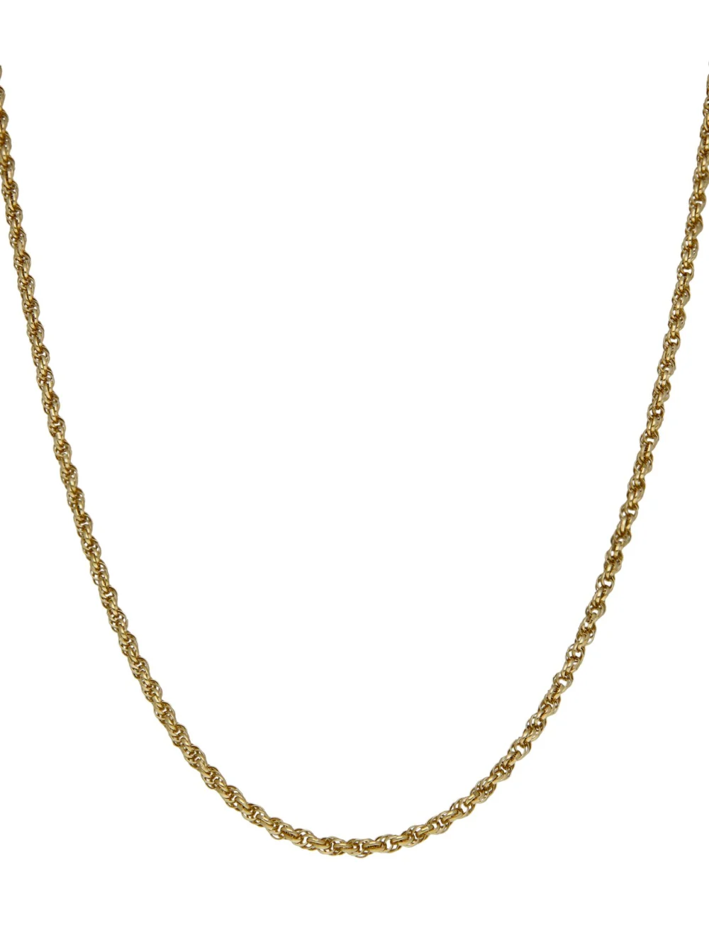 William May 9ct Yellow Gold 18" Twist Link Chain Necklace