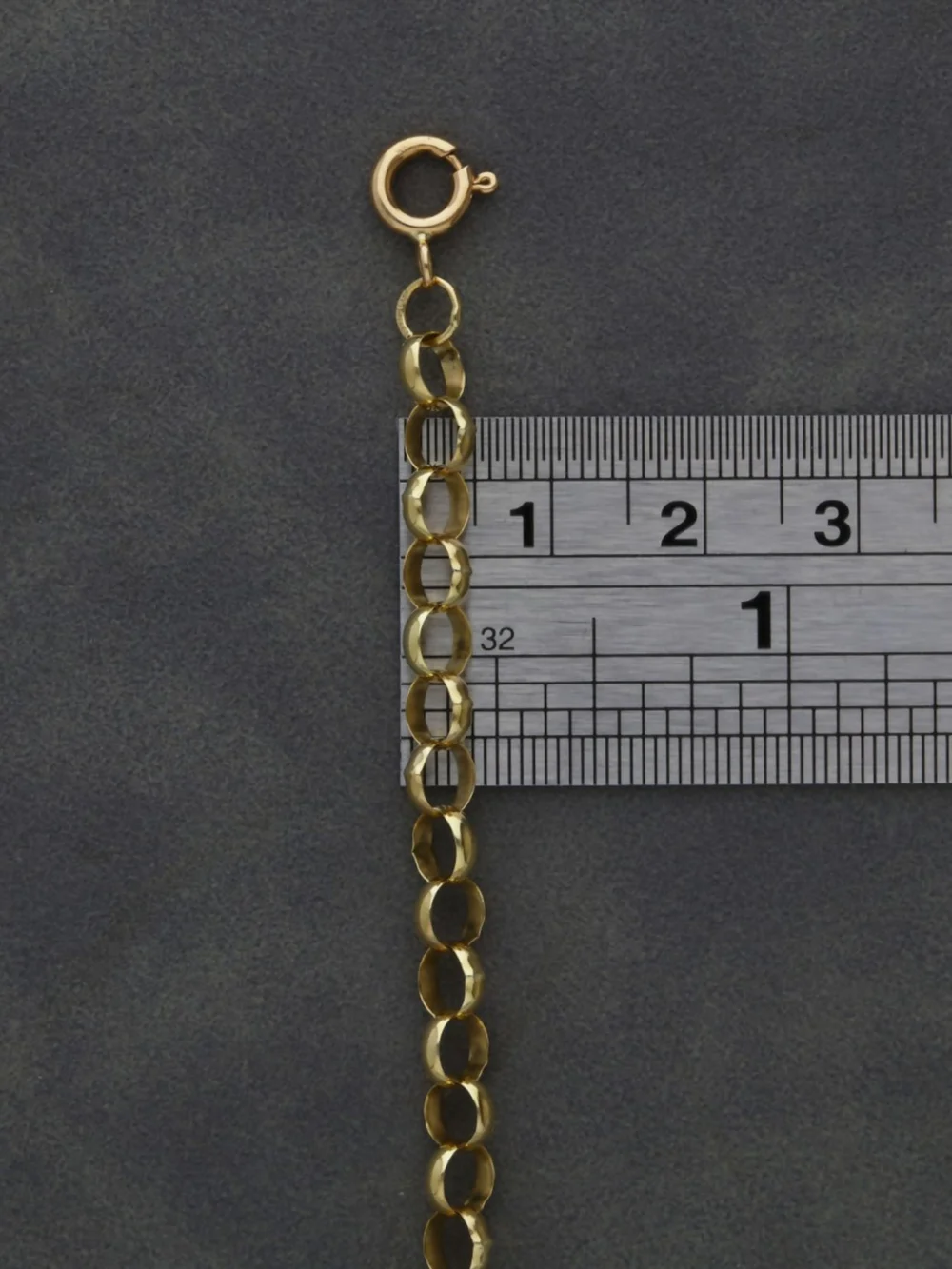 William May 9ct Yellow Gold 19" Belcher Chain Necklace, view 2