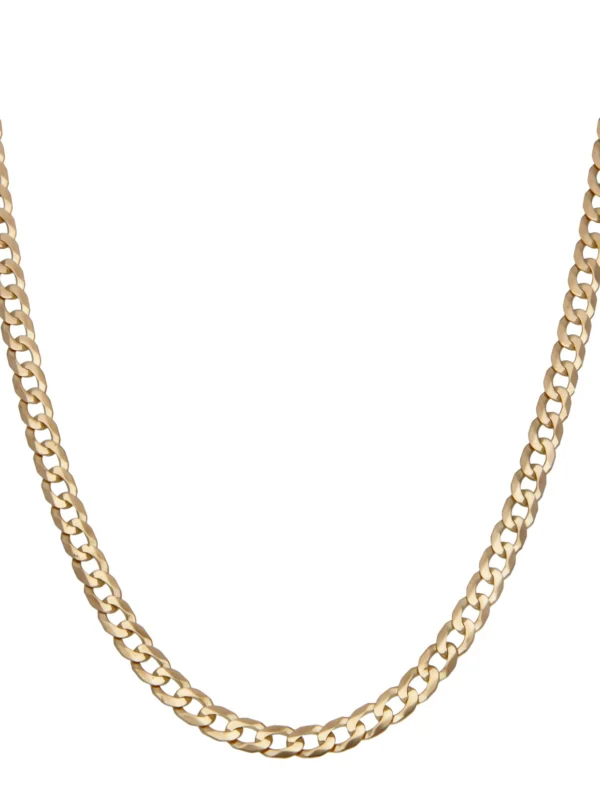 William May 9ct Yellow Gold 19" Curb Chain Necklace