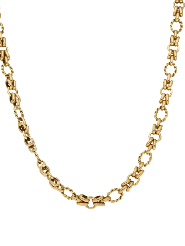 William May 9ct Yellow Gold 19.5" Fancy Link Chain Necklace