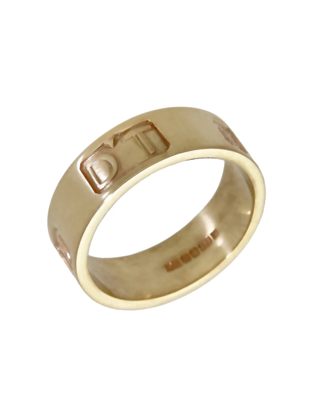 William May 9ct Yellow Gold 1998 Hallmarked 7mm Wide Band Ring
