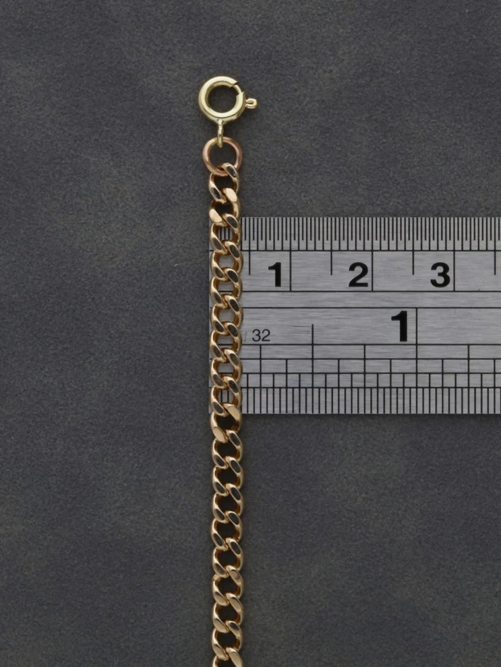 William May 9ct Yellow Gold 20" Curb Chain Necklace, view 2