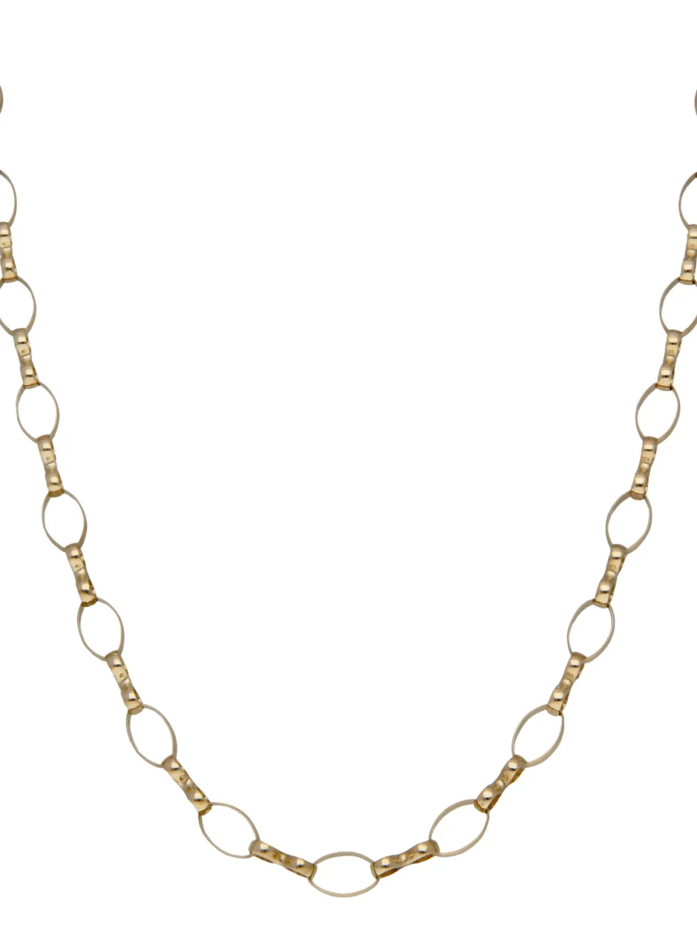 William May 9ct Yellow Gold 20" Fancy Belcher Link Chain Necklace