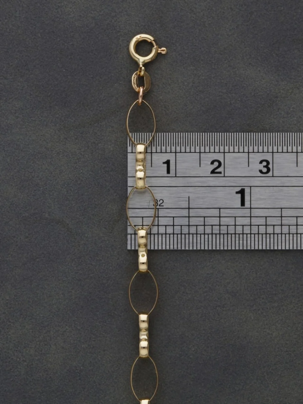 William May 9ct Yellow Gold 20" Fancy Belcher Link Chain Necklace, view 2