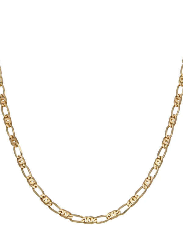 William May 9ct Yellow Gold 20" Fancy Link Chain Necklace