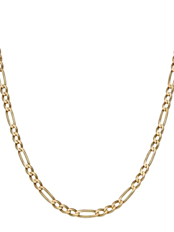 William May 9ct Yellow Gold 20" Figaro Chain Necklace