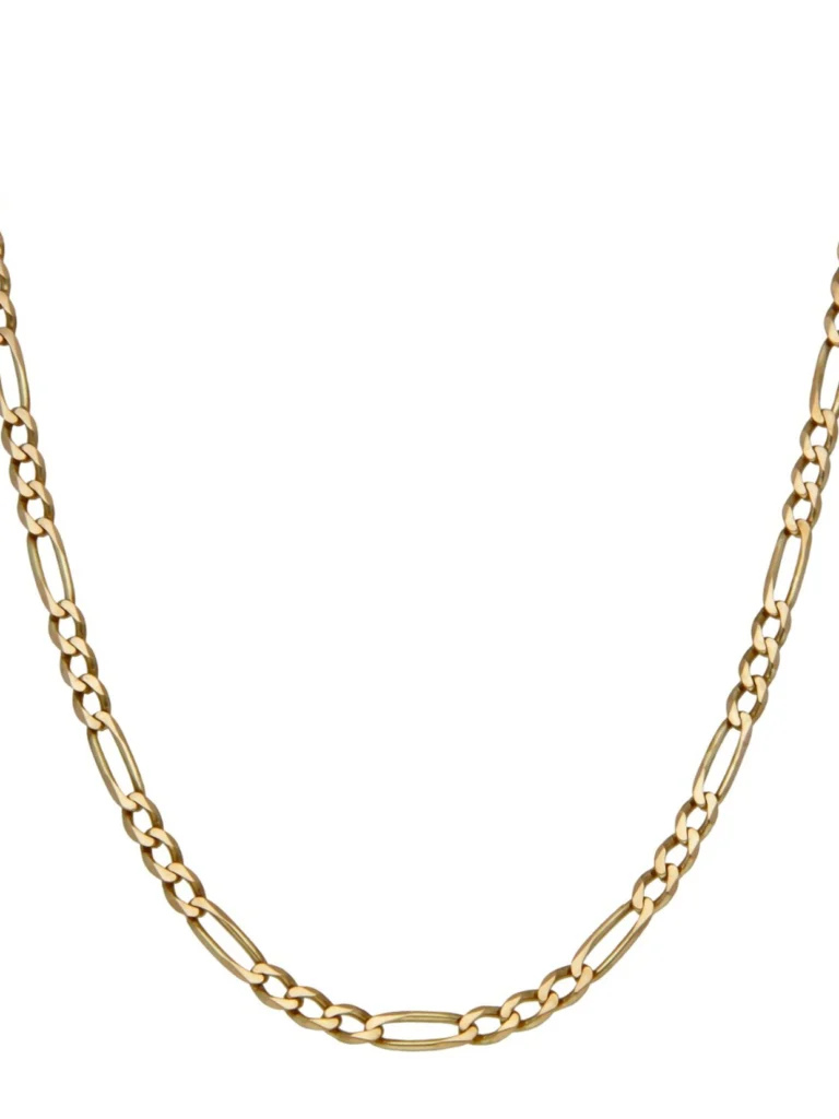 William May 9ct Yellow Gold 20" Figaro Chain Necklace