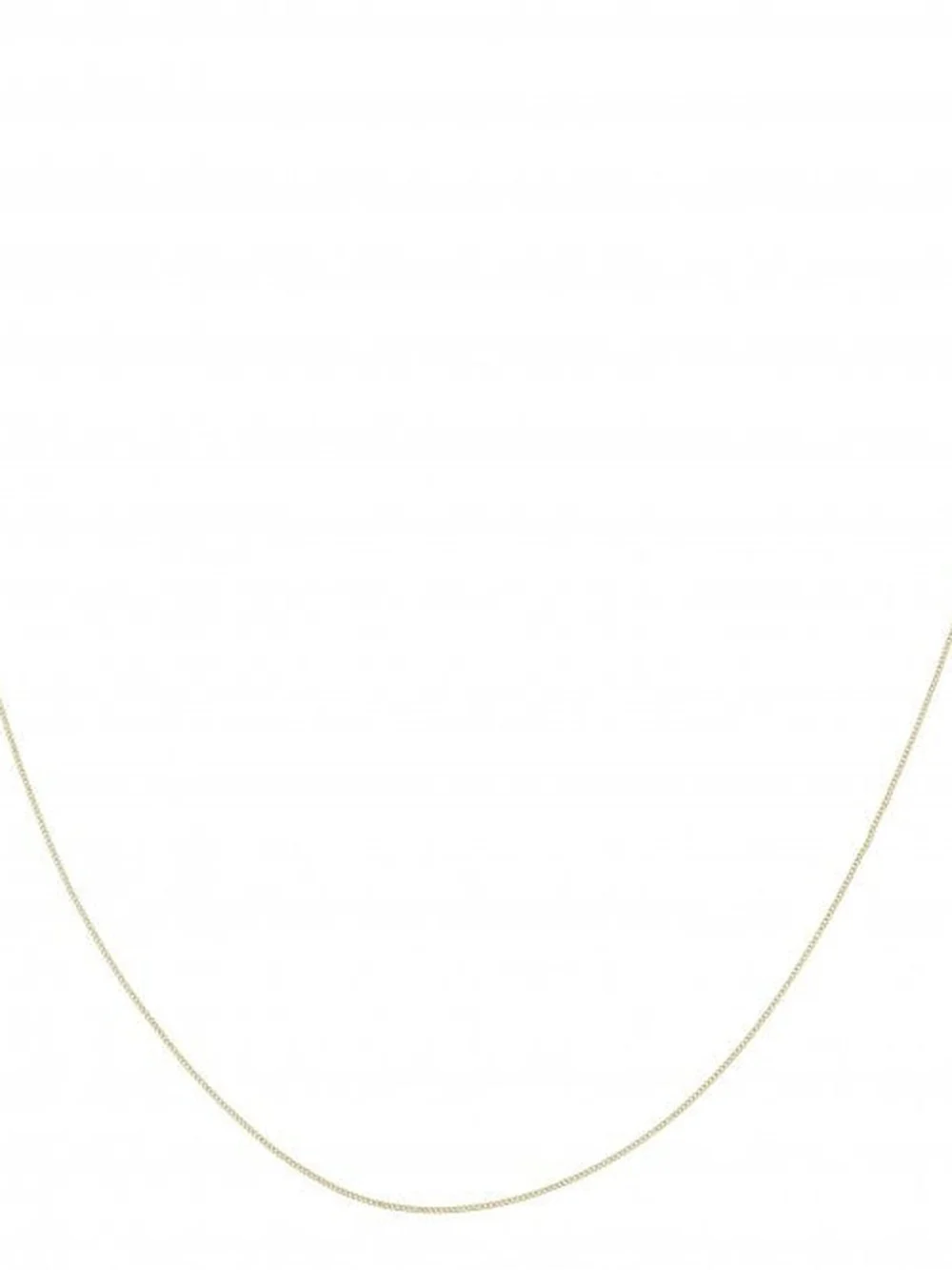 William May 9ct Yellow Gold 20" Fine Curb Chain Necklace