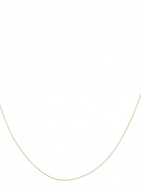 William May 9ct Yellow Gold 20" Fine Curb Chain Necklace