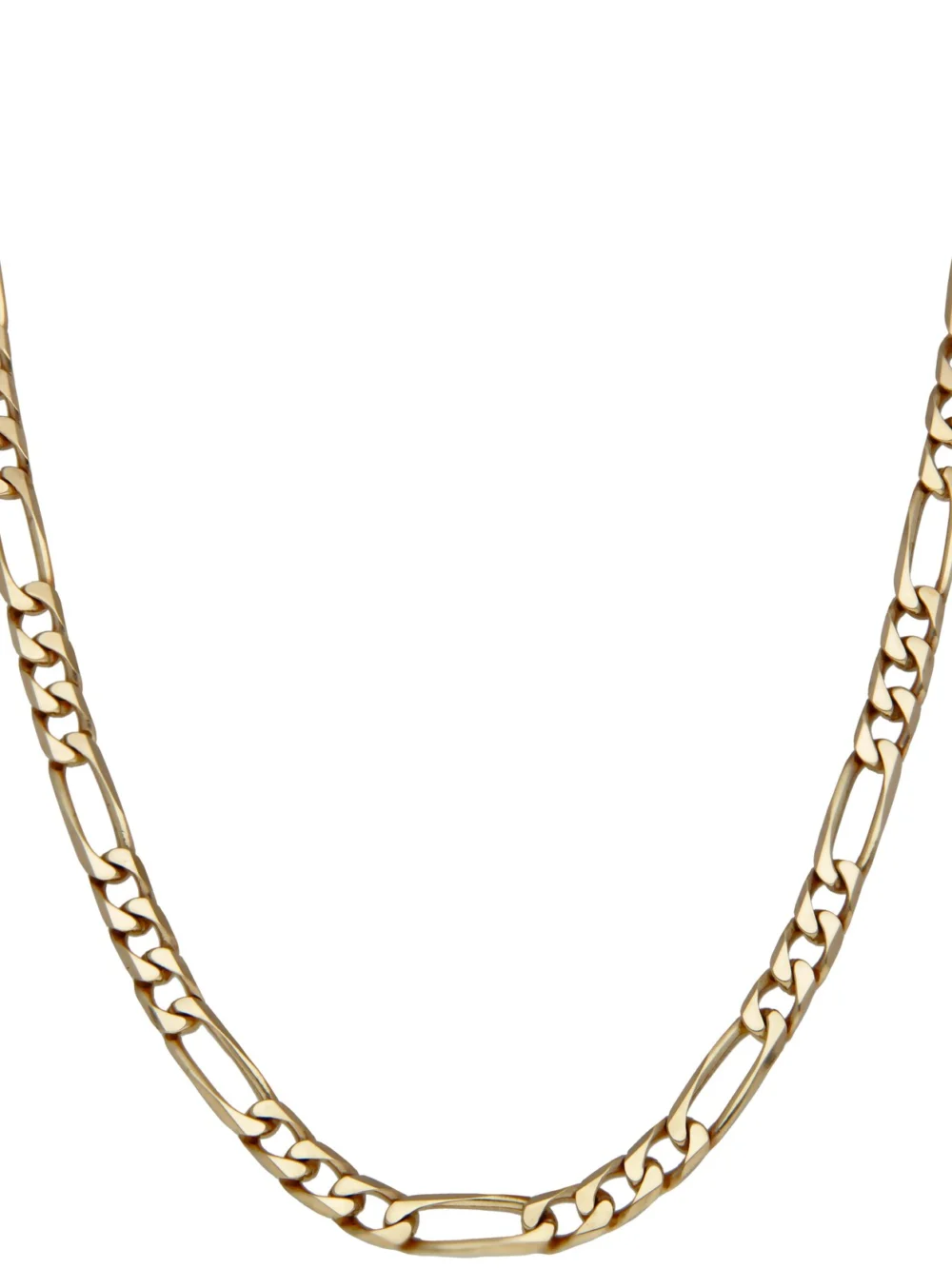 William May 9ct Yellow Gold 20" Heavy Figaro Chain Necklace