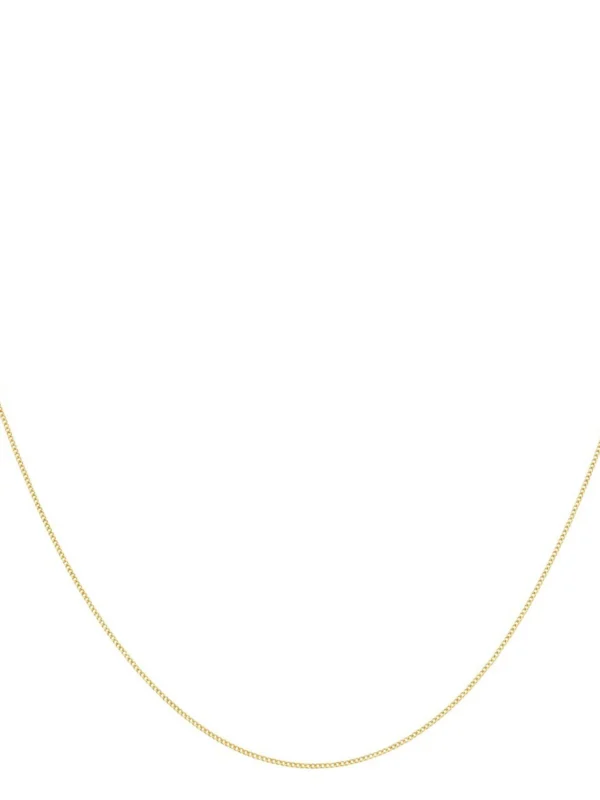 William May 9ct Yellow Gold 20 Inch Fine Curb Link Chain Necklace