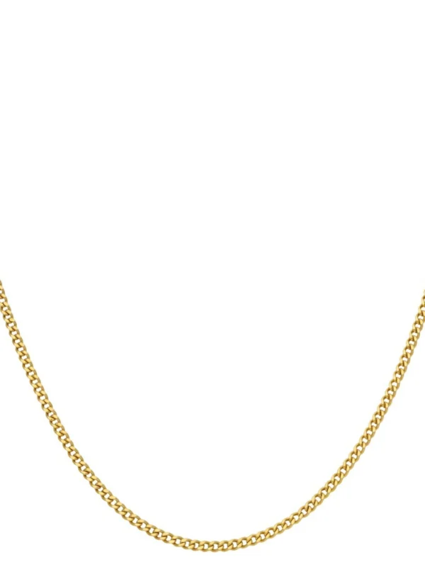 William May 9ct Yellow Gold 20 Inch Hollow Curb Chain Necklace