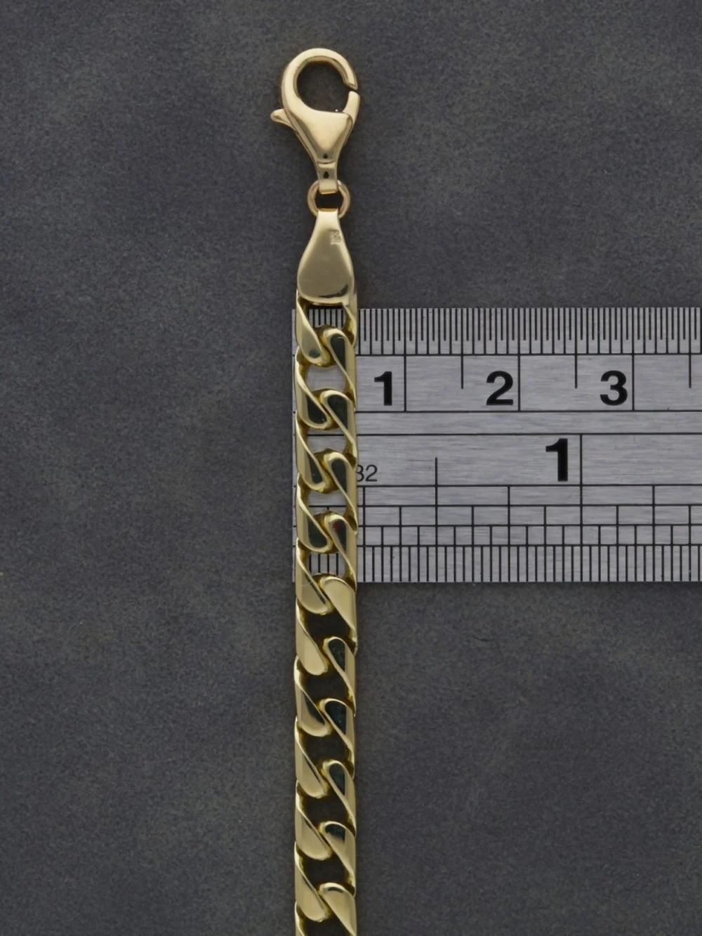 William May 9ct Yellow Gold 20.5" Curb Chain Necklace, view 3